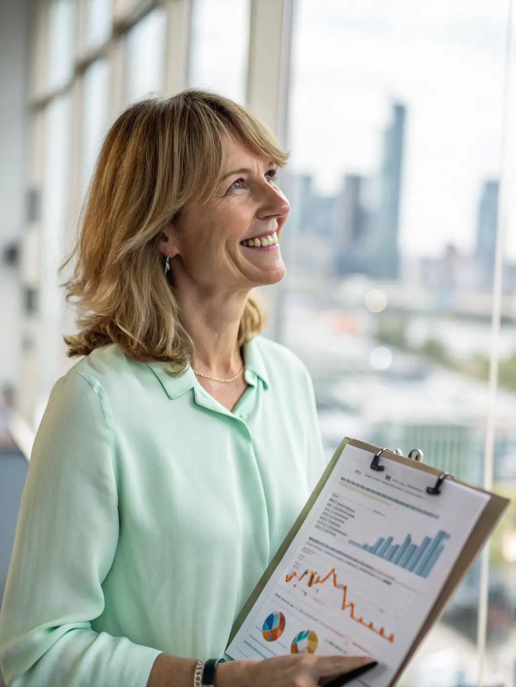A person paying off debt with a smile, illustrating Argentio.be's debt management resources.