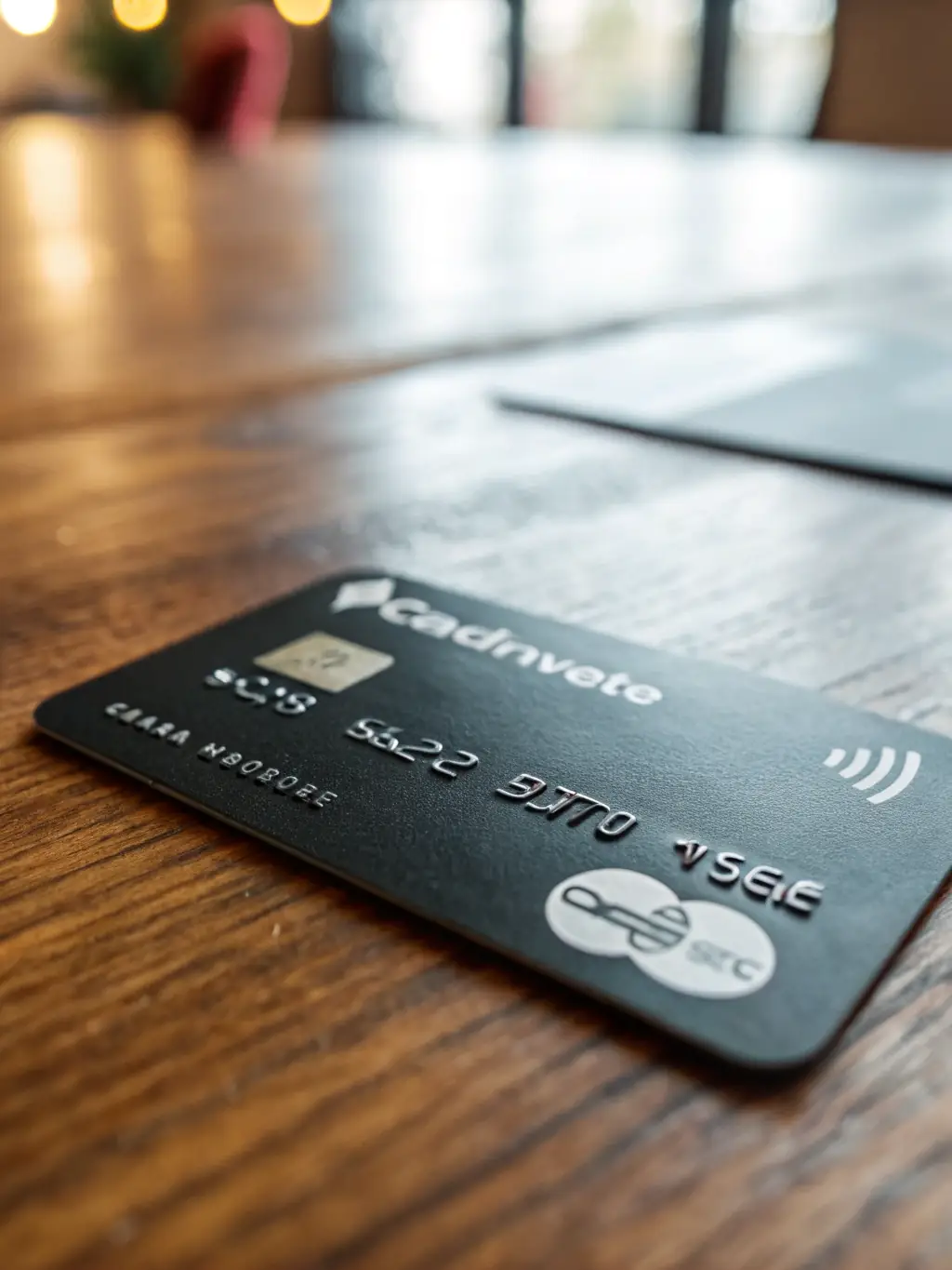 A credit card with a responsible spending graph in the background, representing responsible credit management, in the context of Argentio.be's credit management resources.